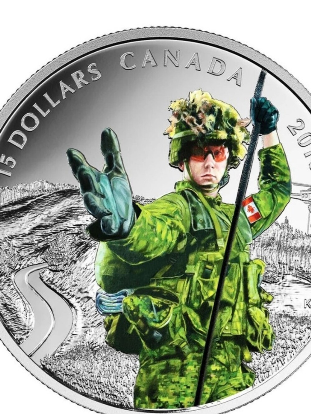 RCM 2016 $15 National Heroes: Military - Pure Silver CoinSKU: 152300